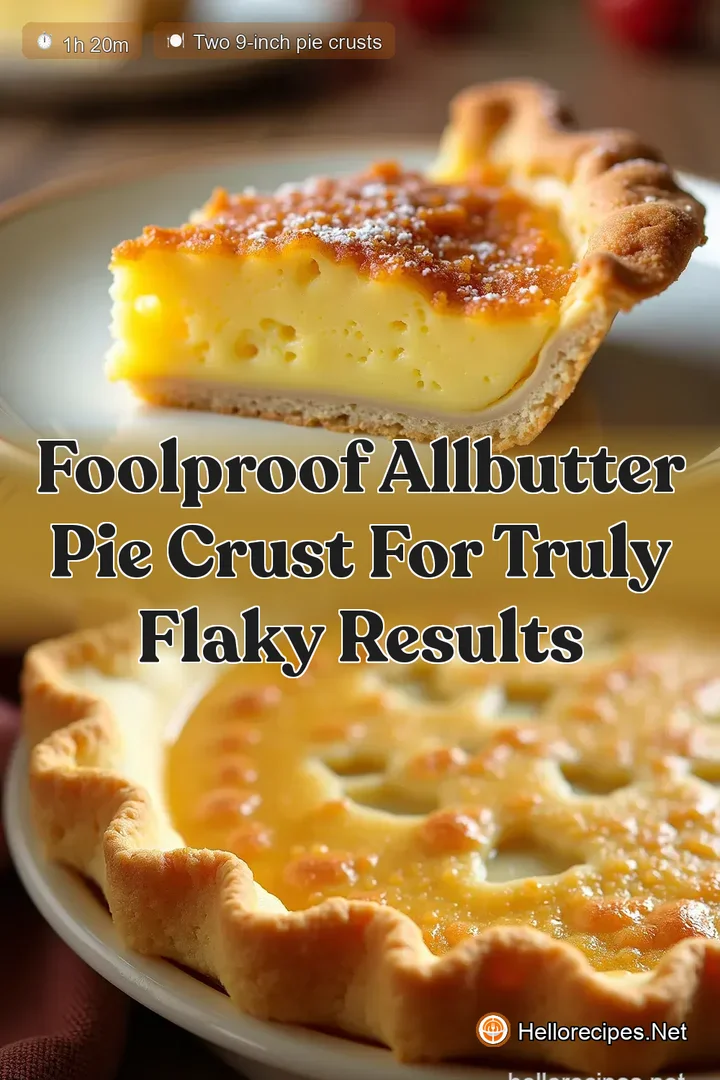 Foolproof AllButter Pie Crust for Truly Flaky Results