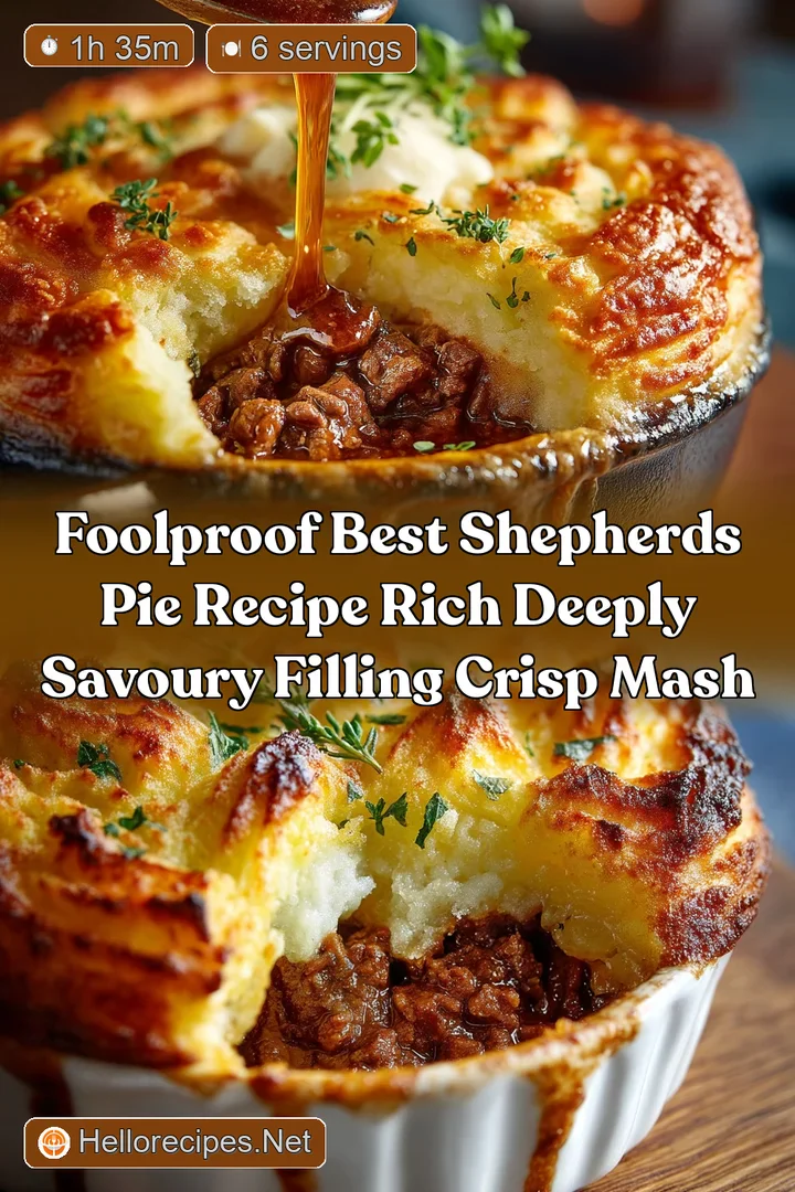 Foolproof Best Shepherds Pie Recipe Rich Deeply Savoury Filling Crisp Mash