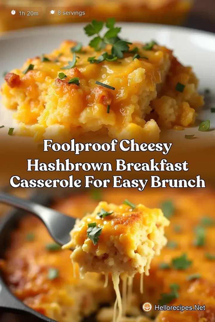 Foolproof Cheesy Hashbrown Breakfast Casserole for Easy Brunch
