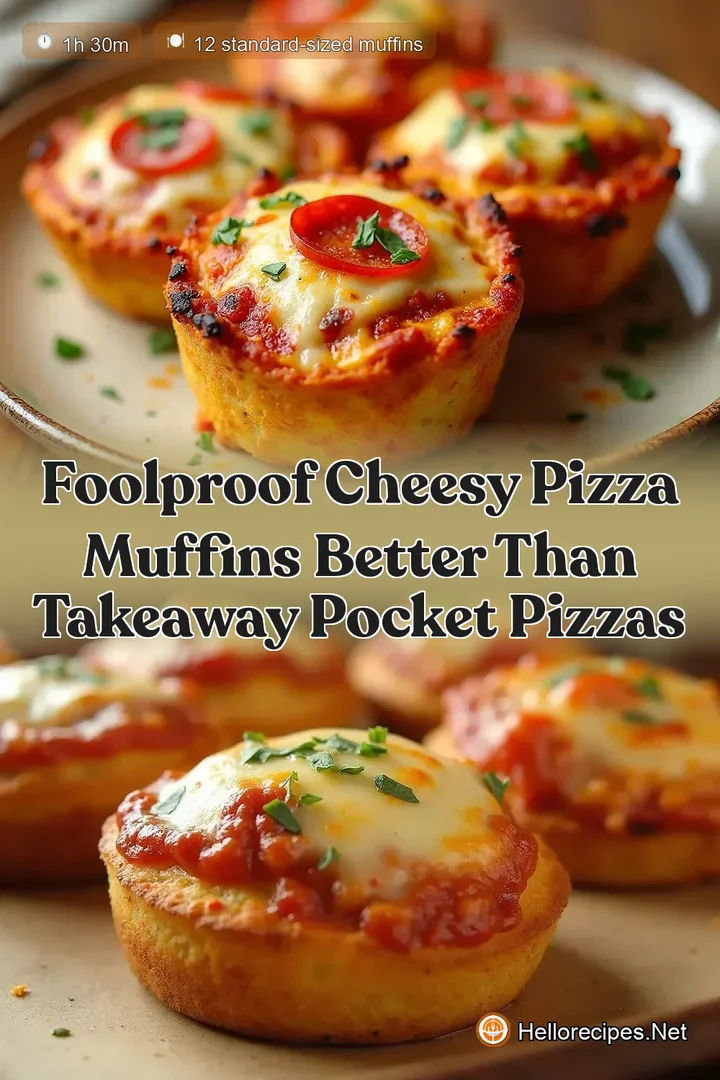 Foolproof Cheesy Pizza Muffins Better Than Takeaway Pocket Pizzas