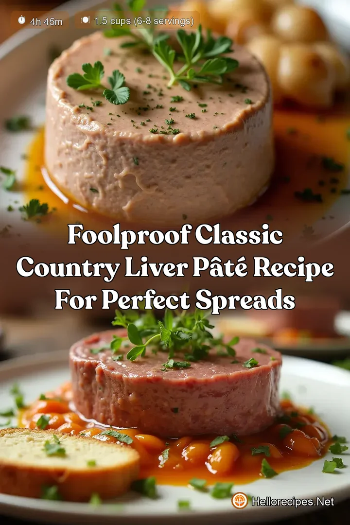 Foolproof Classic Country Liver P&acirc;t&eacute; Recipe for Perfect Spreads