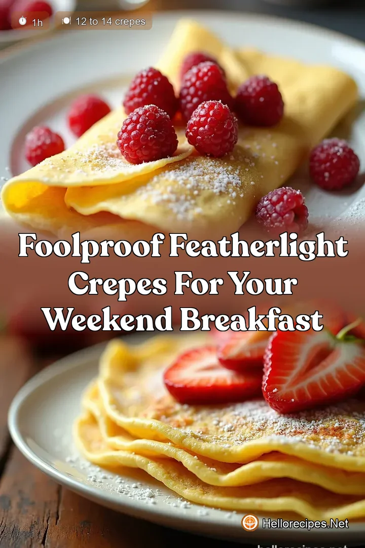 Foolproof FeatherLight Crepes for Your Weekend Breakfast