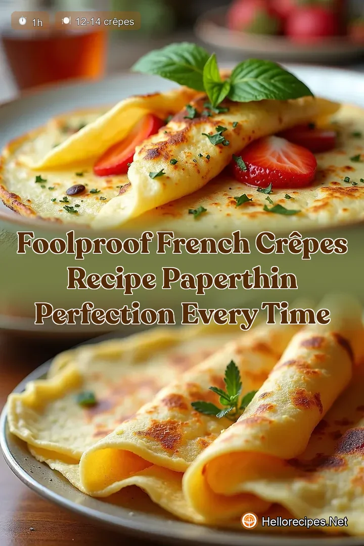 Foolproof French Cr&ecirc;pes Recipe PaperThin Perfection Every Time