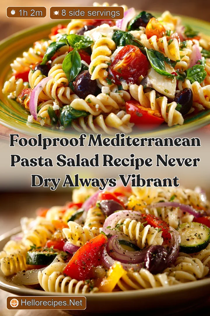 Foolproof Mediterranean Pasta Salad Recipe Never Dry Always Vibrant