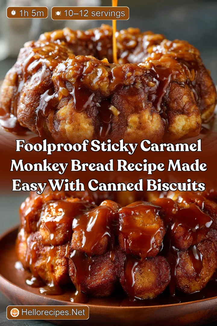 Foolproof Sticky Caramel Monkey Bread Recipe Made Easy with Canned Biscuits