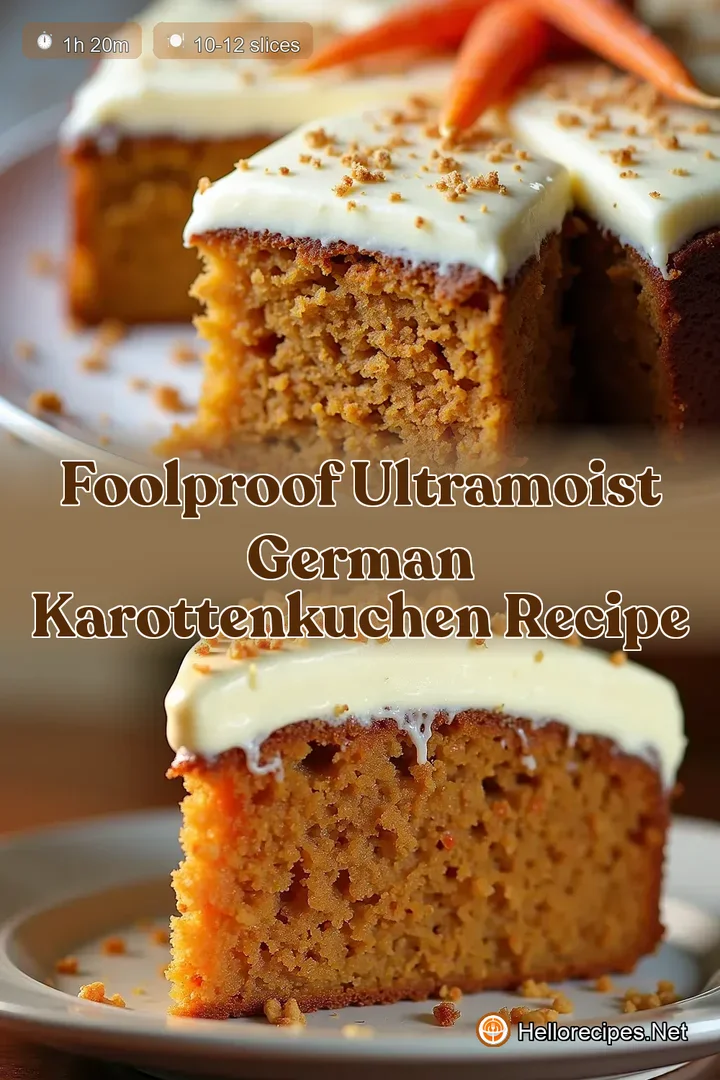 Foolproof UltraMoist German Karottenkuchen Recipe