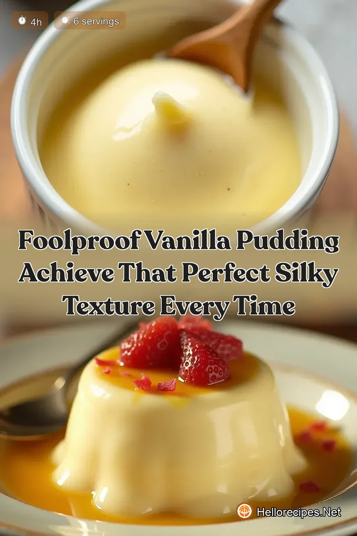 Foolproof Vanilla Pudding Achieve That Perfect Silky Texture Every Time