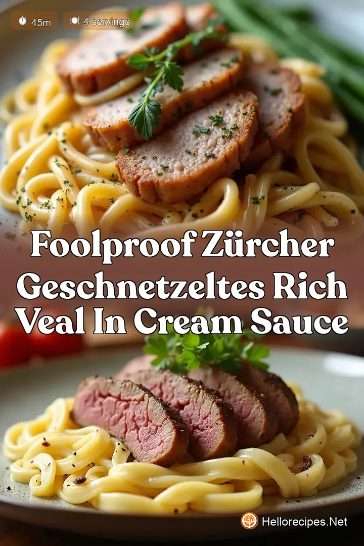 Foolproof Z&uuml;rcher Geschnetzeltes Rich Veal in Cream Sauce