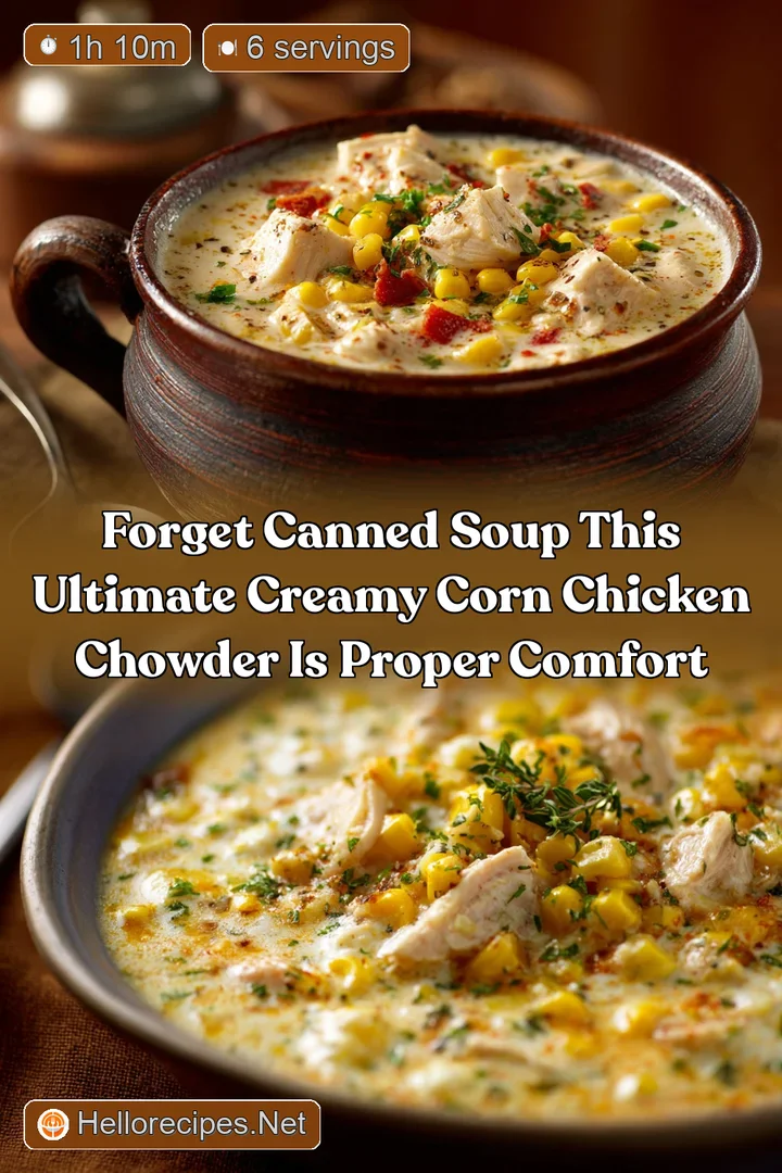 Forget canned soup This Ultimate Creamy Corn Chicken Chowder is Proper Comfort