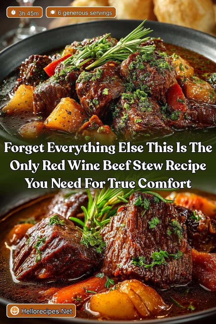 Forget everything else This is the only Red Wine Beef Stew recipe you need for true comfort