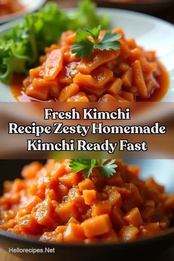 Fresh Kimchi Recipe Zesty Homemade Kimchi Ready Fast