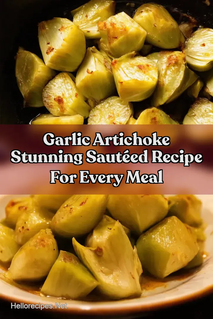 Garlic Artichoke Stunning Saut&eacute;ed Recipe for Every Meal