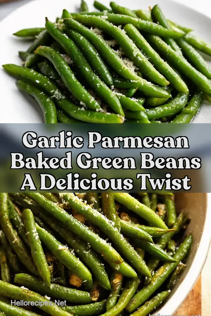 Garlic Parmesan Baked Green Beans A Delicious Twist