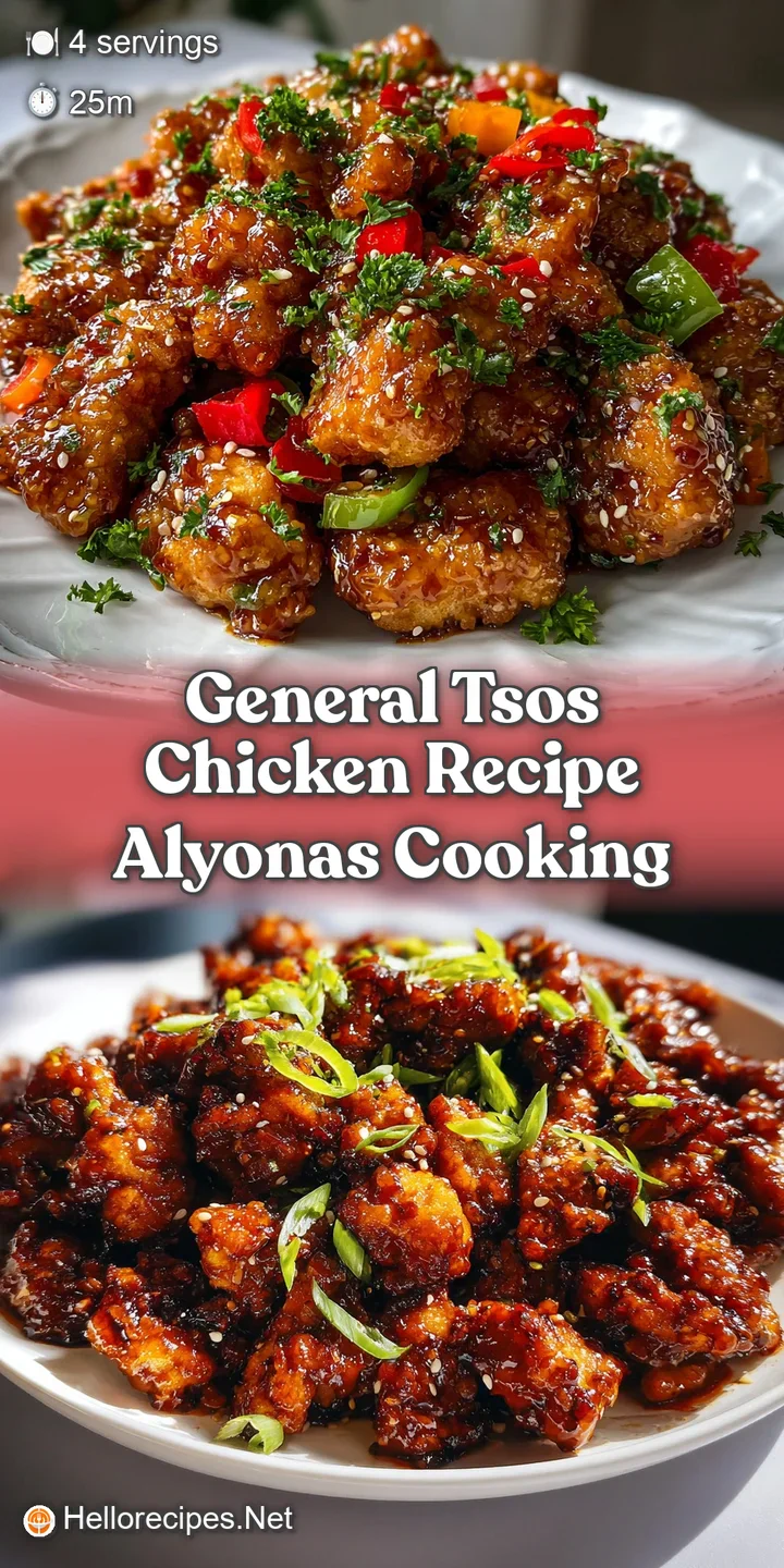 Close-up captures the sticky, caramelized texture of General Tso's chicken; a vibrant, tempting, spicy-sweet glaze.