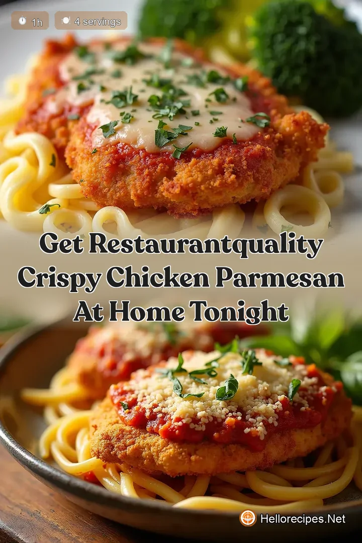 Get RestaurantQuality Crispy Chicken Parmesan at Home Tonight