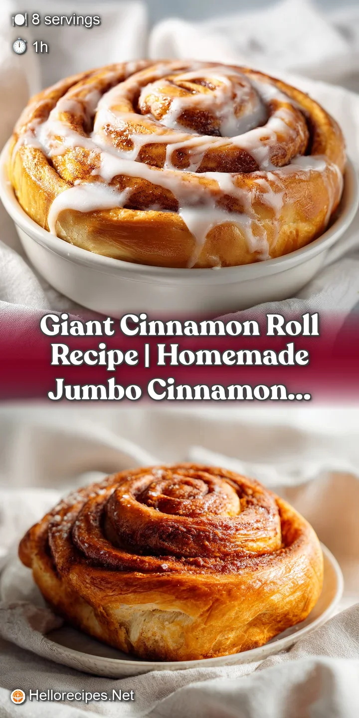 Close-up shows moist, golden-brown cinnamon roll with glistening icing, a tempting, sweet treat.