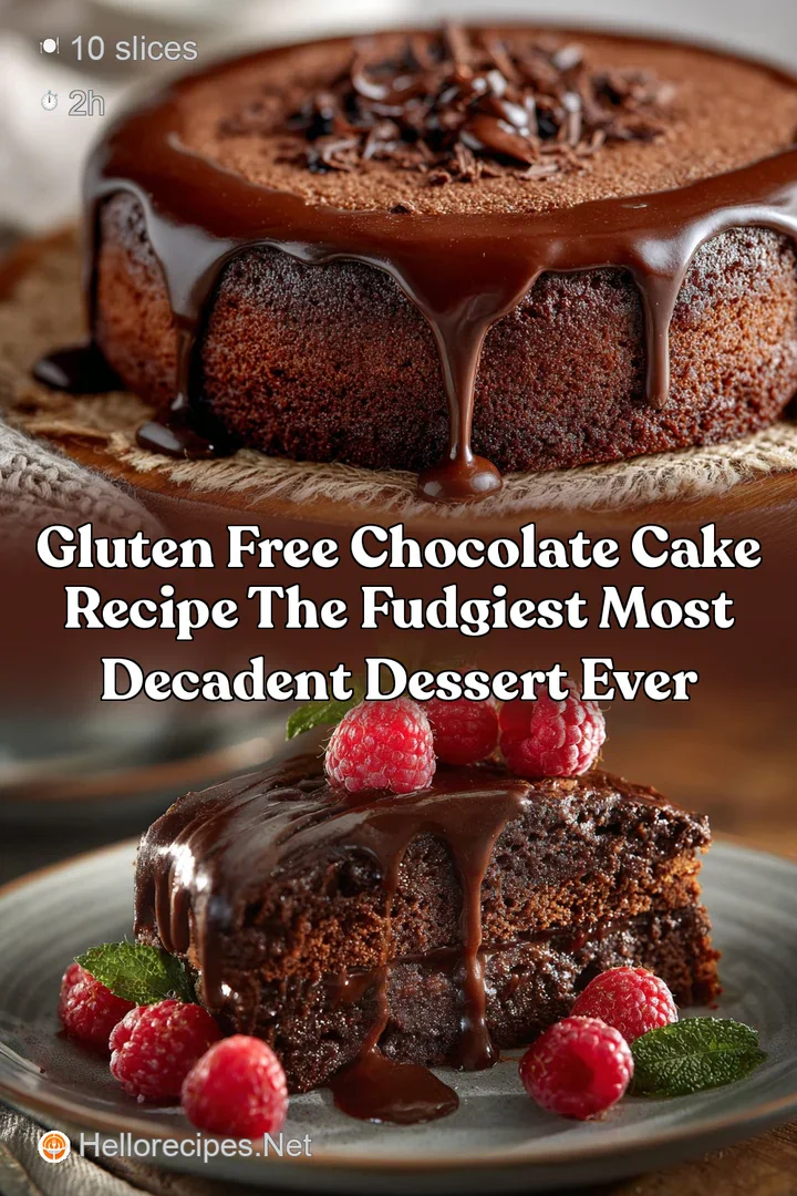 Gluten Free Chocolate Cake Recipe The Fudgiest Most Decadent Dessert Ever