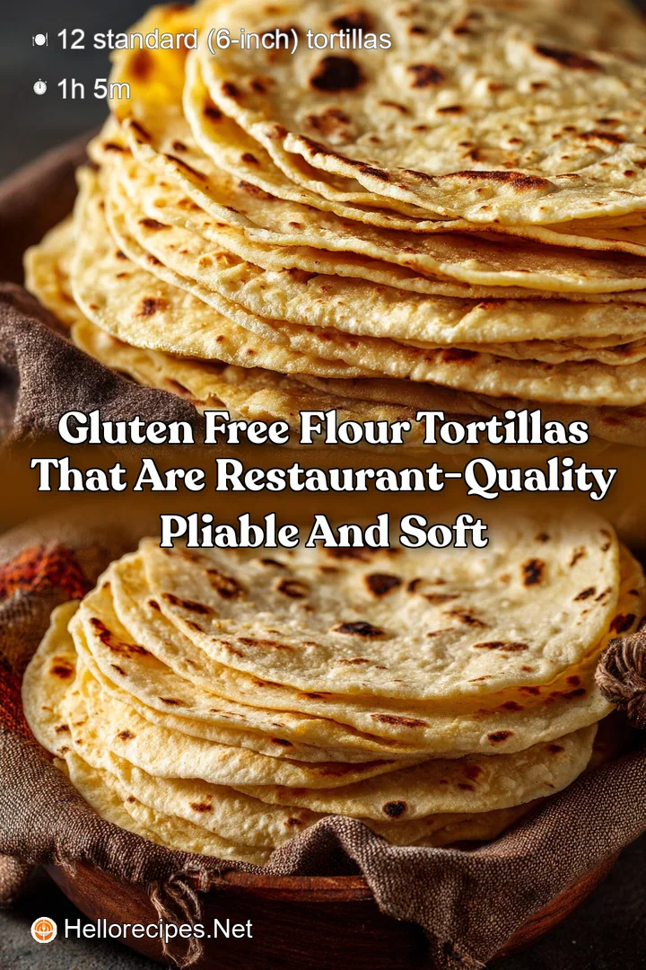 Gluten Free Flour Tortillas That Are Restaurant-Quality Pliable and Soft