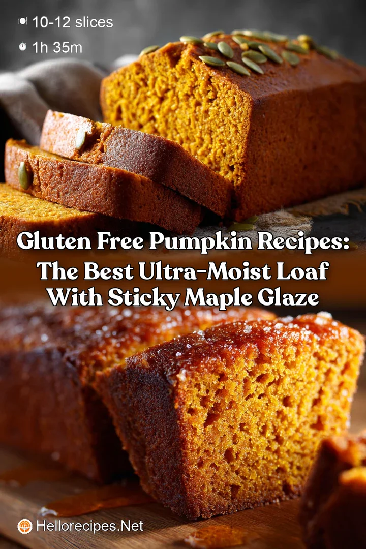 Gluten Free Pumpkin Recipes: The Best Ultra-Moist Loaf with Sticky Maple Glaze