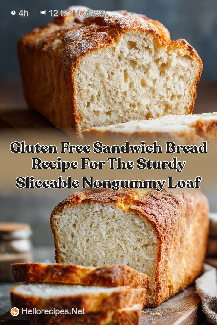 Gluten Free Sandwich Bread Recipe for the Sturdy Sliceable NonGummy Loaf