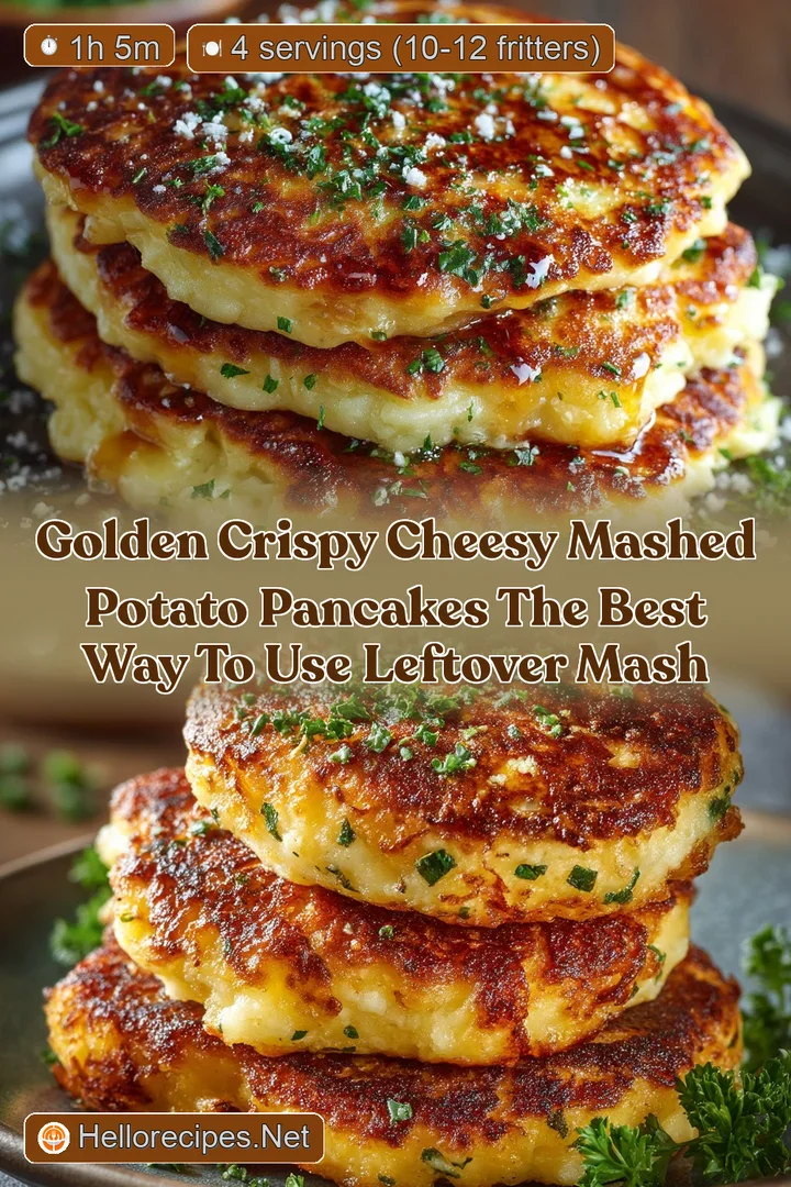 Golden Crispy Cheesy Mashed Potato Pancakes The Best Way to Use Leftover Mash