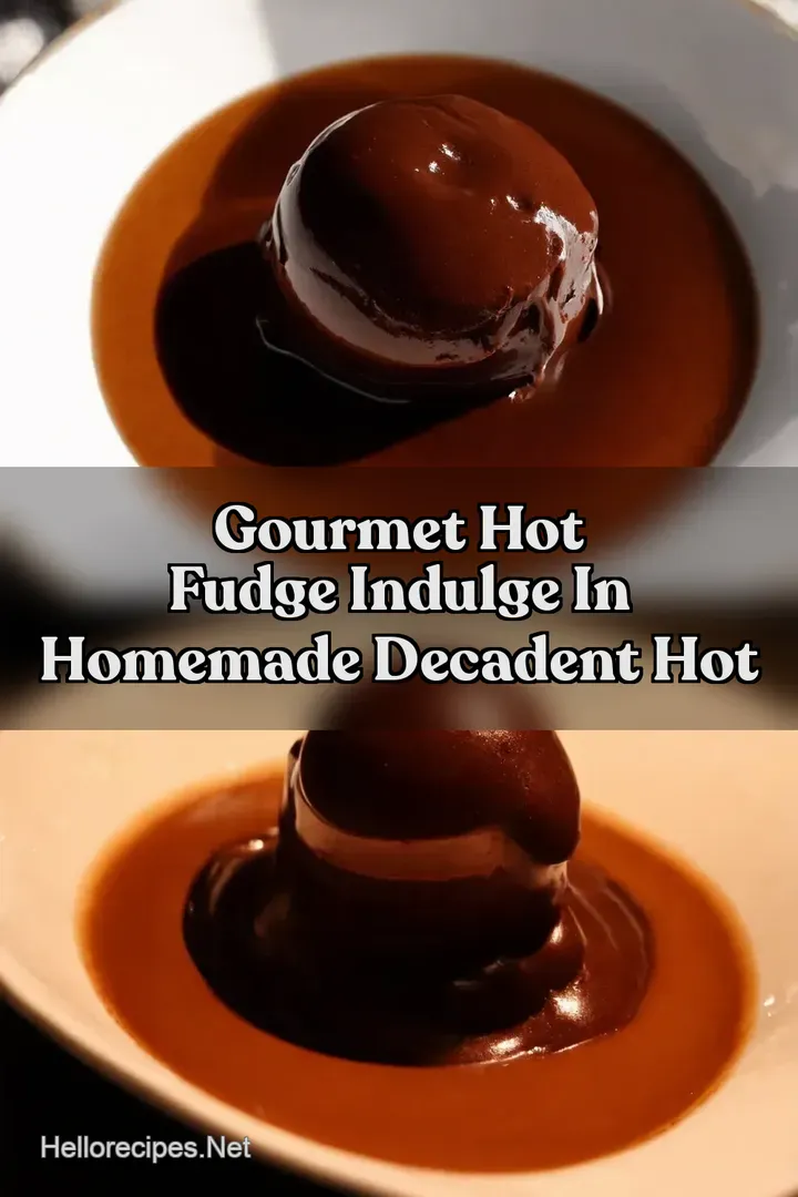Gourmet Hot Fudge Indulge in Homemade Decadent Hot