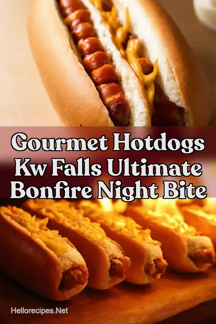 Gourmet Hotdogs kw Falls Ultimate Bonfire Night Bite