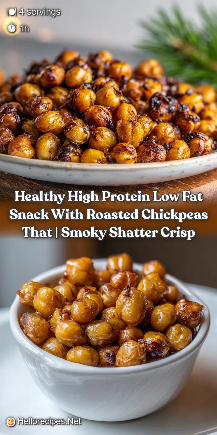 Close-up of a single, perfectly roasted chickpea. Deep brown with a slightly cracked surface and a dusting of chili flakes.