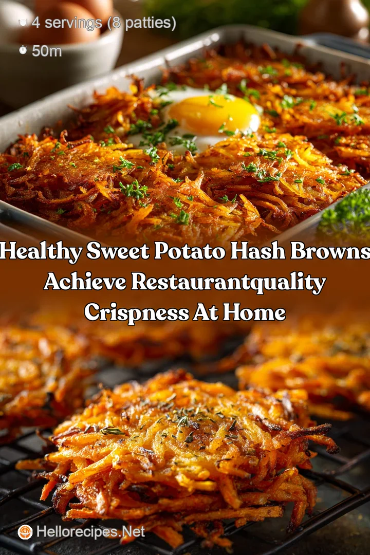 Healthy Sweet Potato Hash Browns Achieve RestaurantQuality Crispness at Home