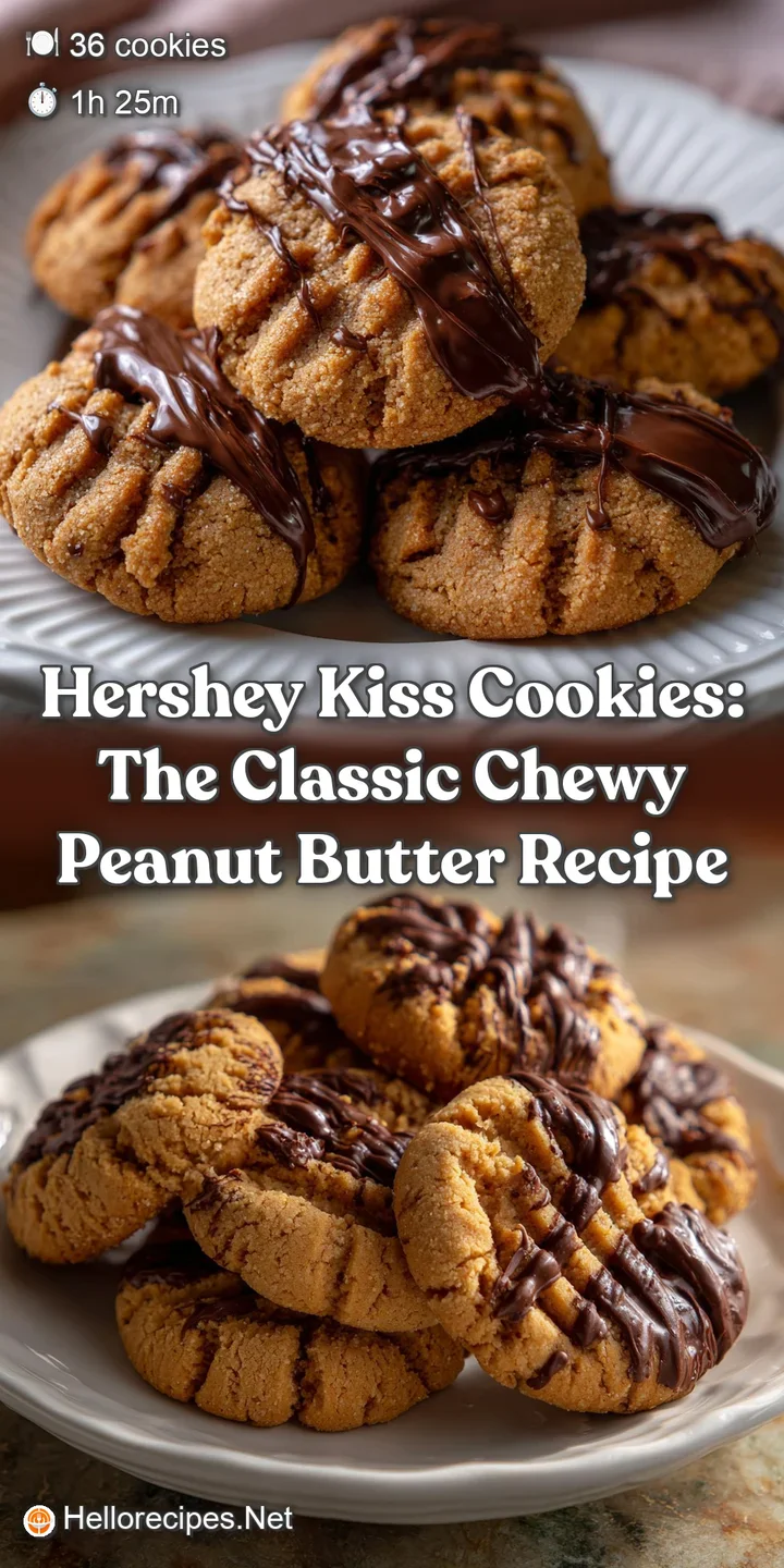 Hershey Kiss Cookies: The Classic Chewy Peanut Butter Recipe