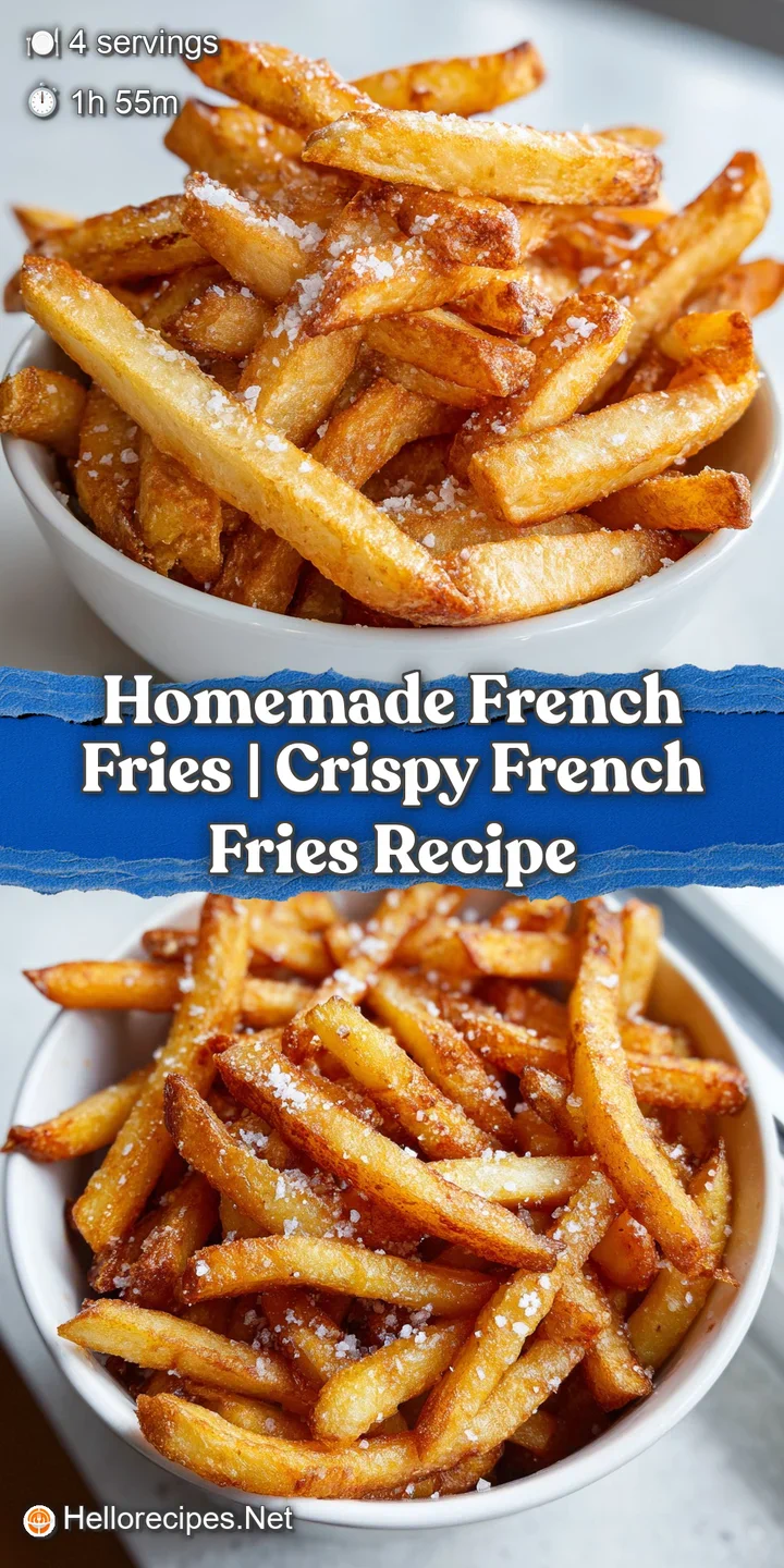 Close-up of crispy, golden-brown fries with visible salt crystals and a fluffy, steaming white interior.