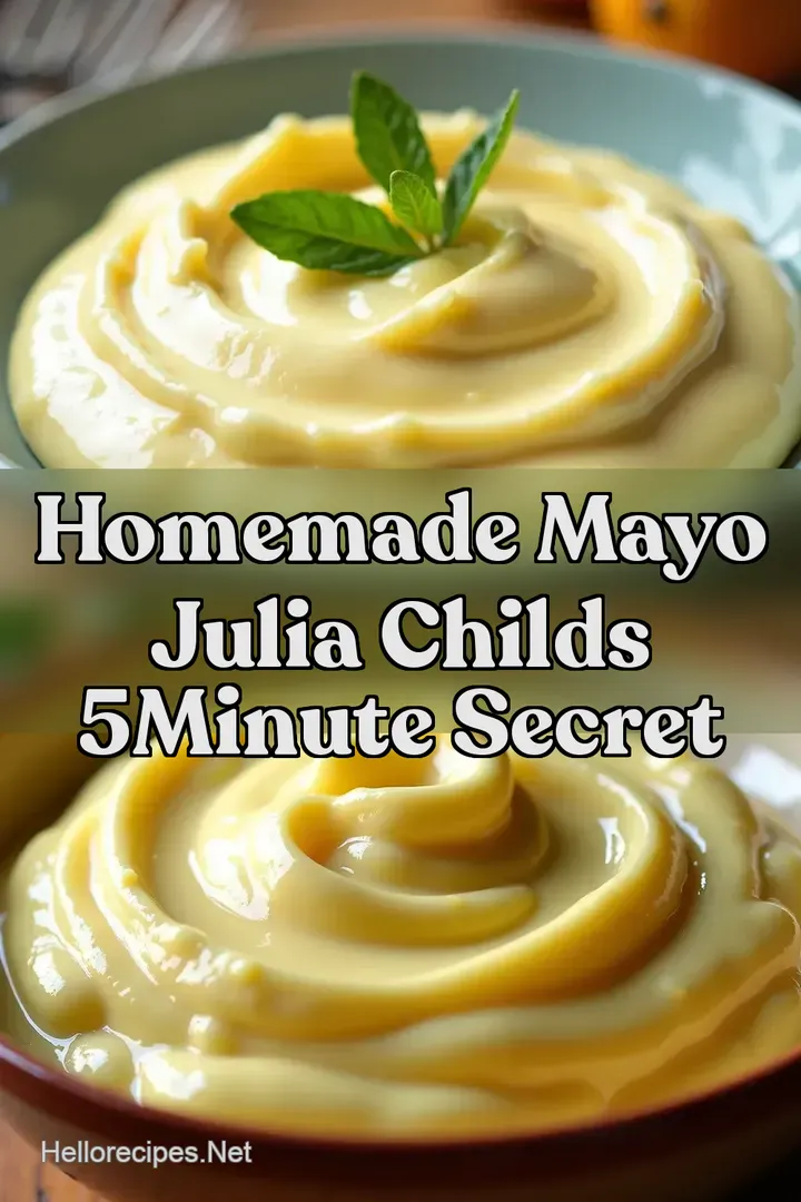 Homemade Mayo Julia Childs 5Minute Secret