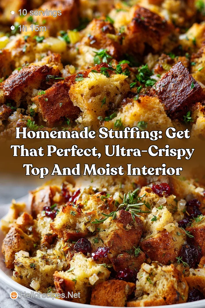 Homemade Stuffing: Get that Perfect Ultra-Crispy Top and Moist Interior