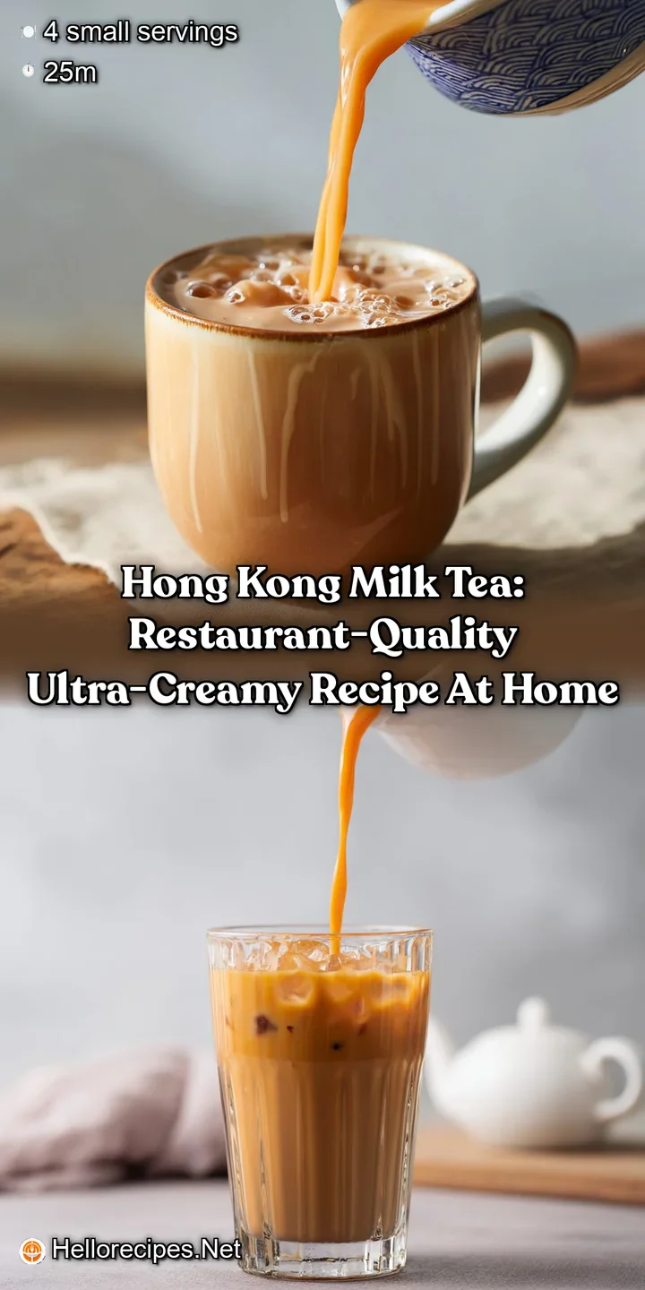 Hong Kong Milk Tea: Restaurant-Quality Ultra-Creamy Recipe At Home