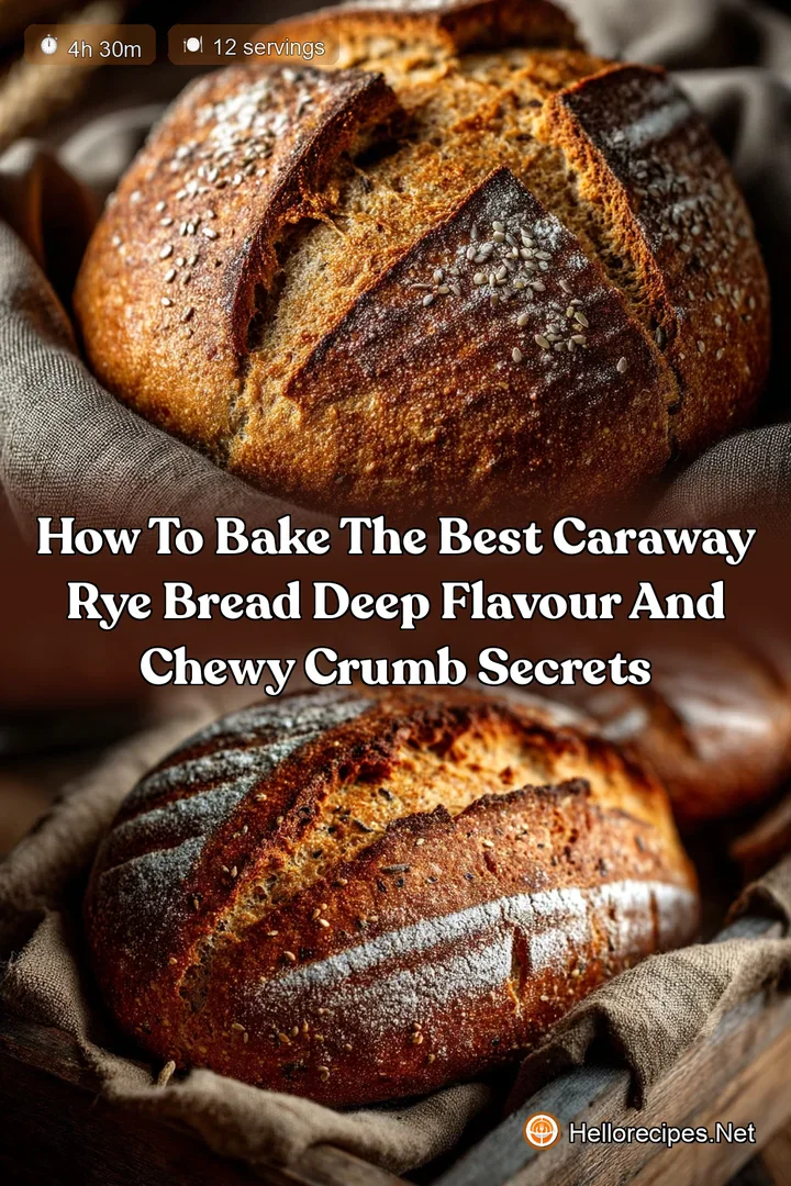 How to Bake the Best Caraway Rye Bread Deep Flavour and Chewy Crumb Secrets