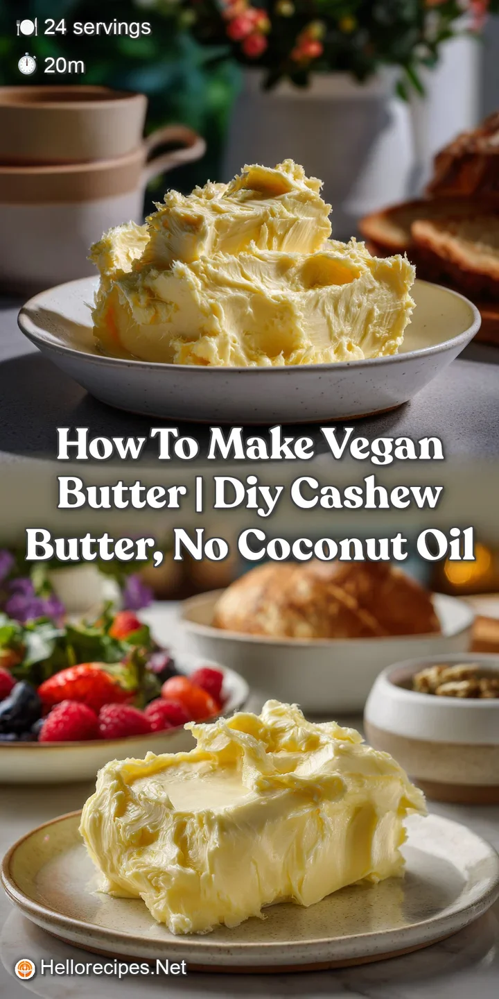 Close-up of bubbling, browned vegan butter, revealing a creamy, melt-in-your-mouth texture, enhanced by a deep golden colo...