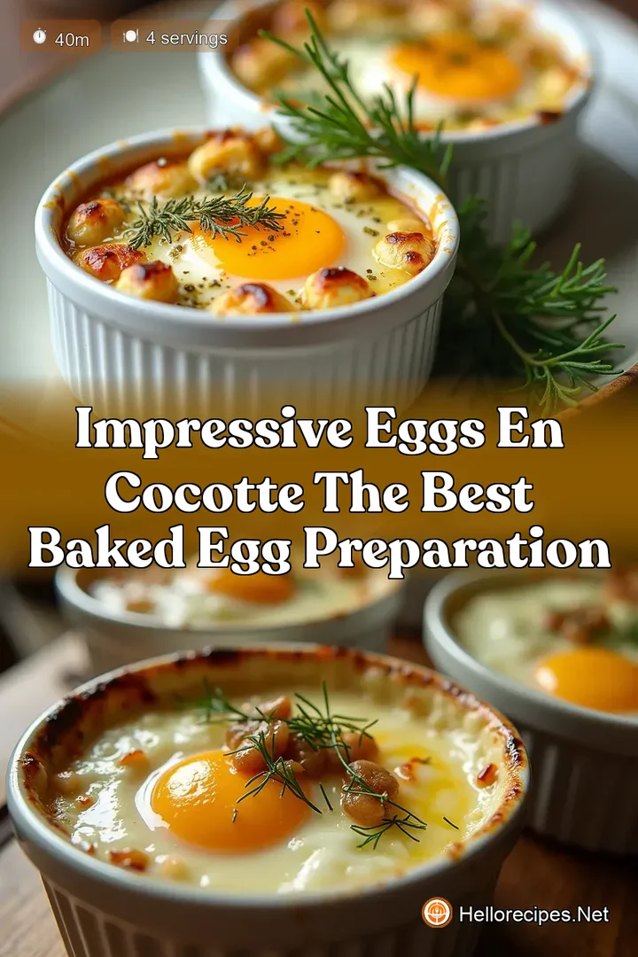 Impressive Eggs en Cocotte The Best Baked Egg Preparation