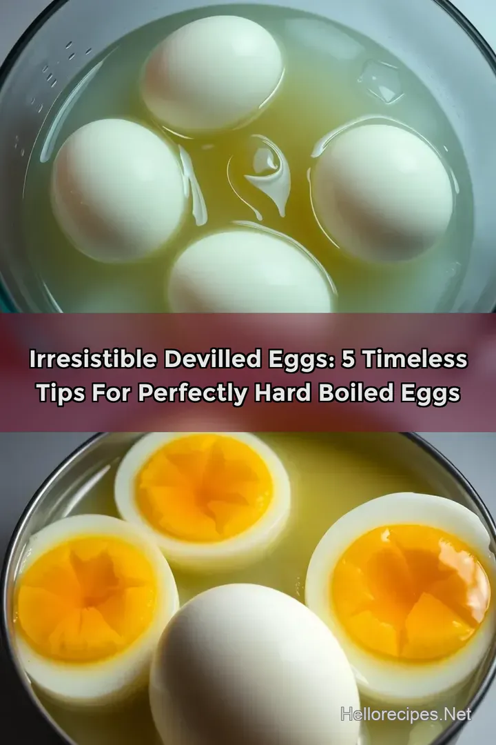 Irresistible Devilled Eggs: 5 Timeless Tips for Perfectly Hard Boiled Eggs
