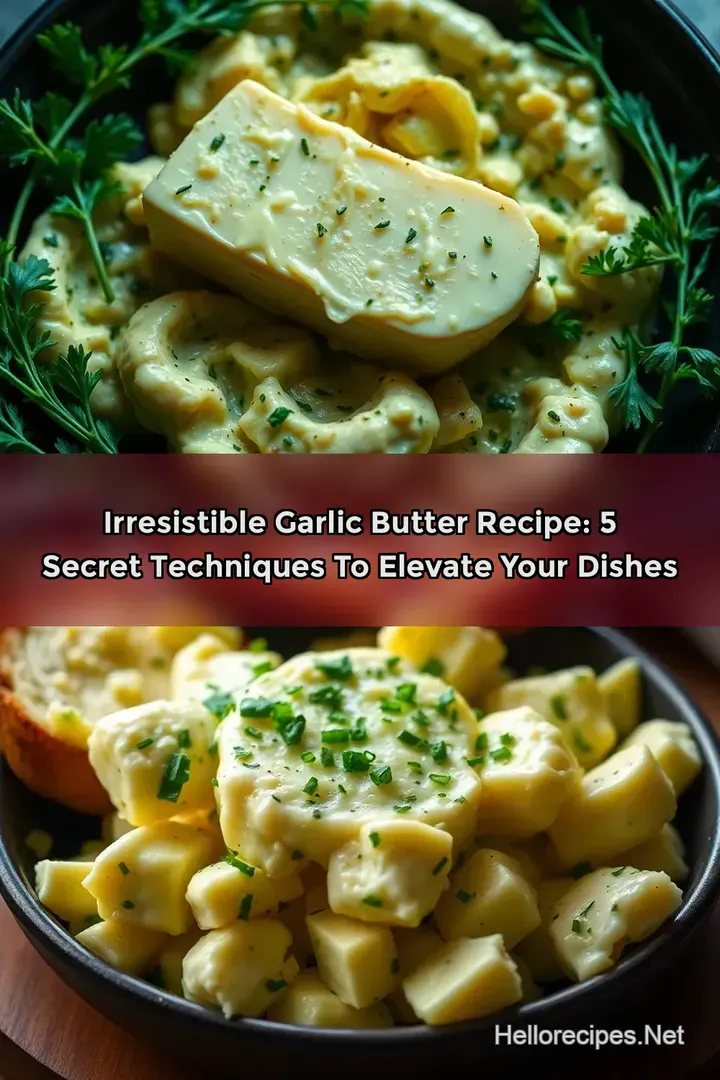 Irresistible Garlic Butter Recipe: 5 Secret Techniques to Elevate Your Dishes