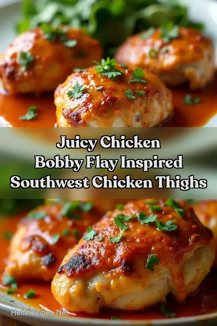 Juicy Chicken Bobby Flay Inspired Southwest Chicken Thighs
