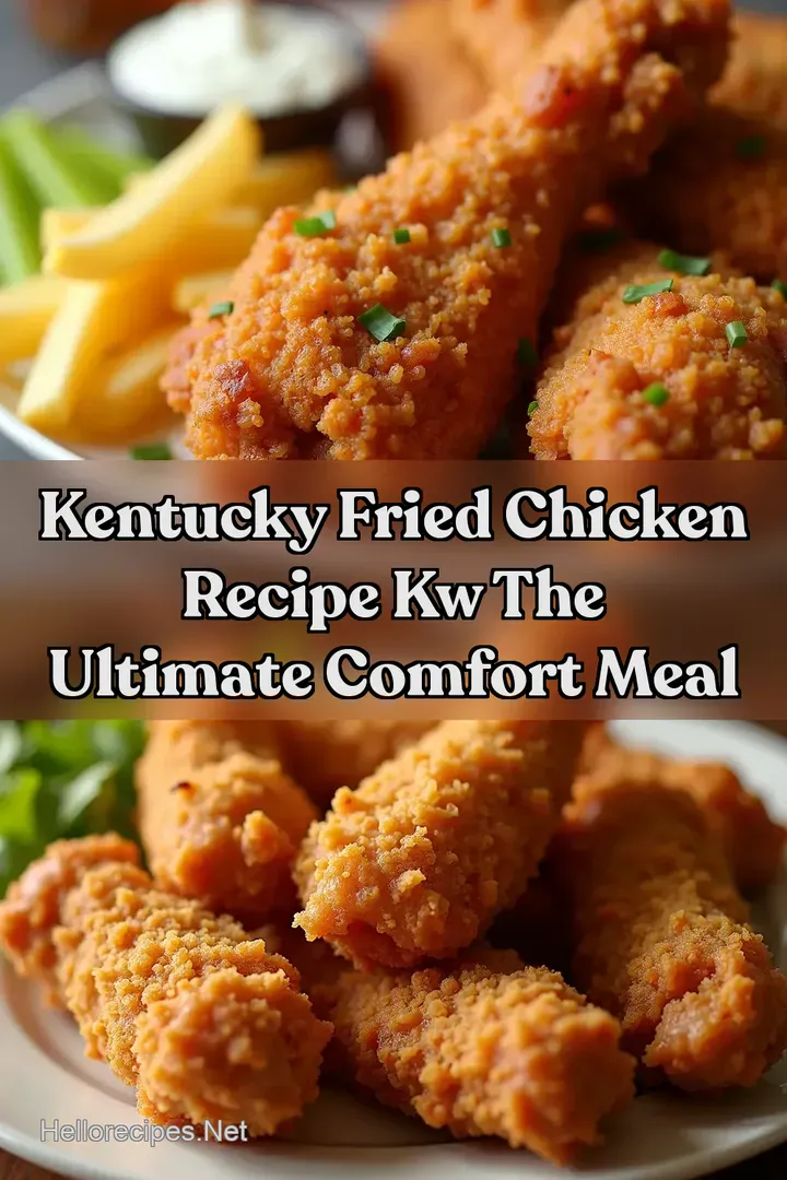 Kentucky Fried Chicken Recipe kw The Ultimate Comfort Meal