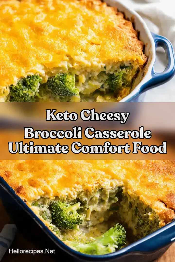 Keto Cheesy Broccoli Casserole Ultimate Comfort Food