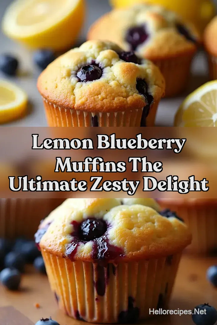 Lemon Blueberry Muffins The Ultimate Zesty Delight
