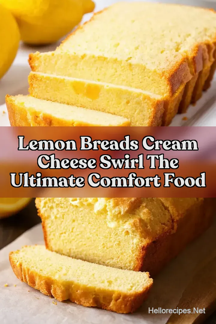 Lemon Breads Cream Cheese Swirl the Ultimate Comfort Food