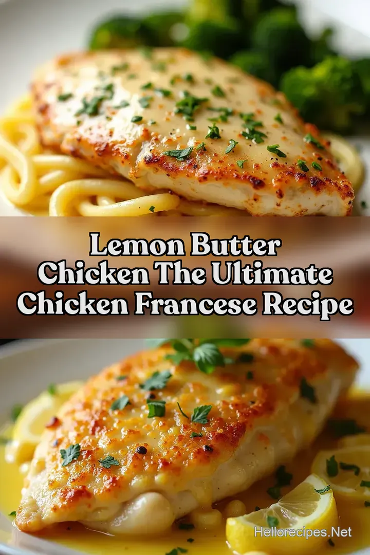 Lemon Butter Chicken The Ultimate Chicken Francese Recipe