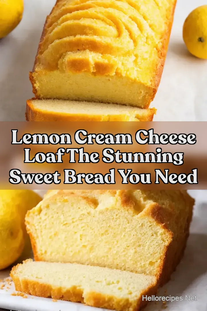 Lemon Cream Cheese Loaf The Stunning Sweet Bread You Need