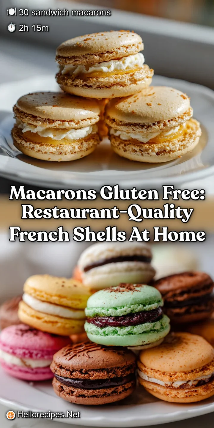 Macarons Gluten Free: Restaurant-Quality French Shells at Home