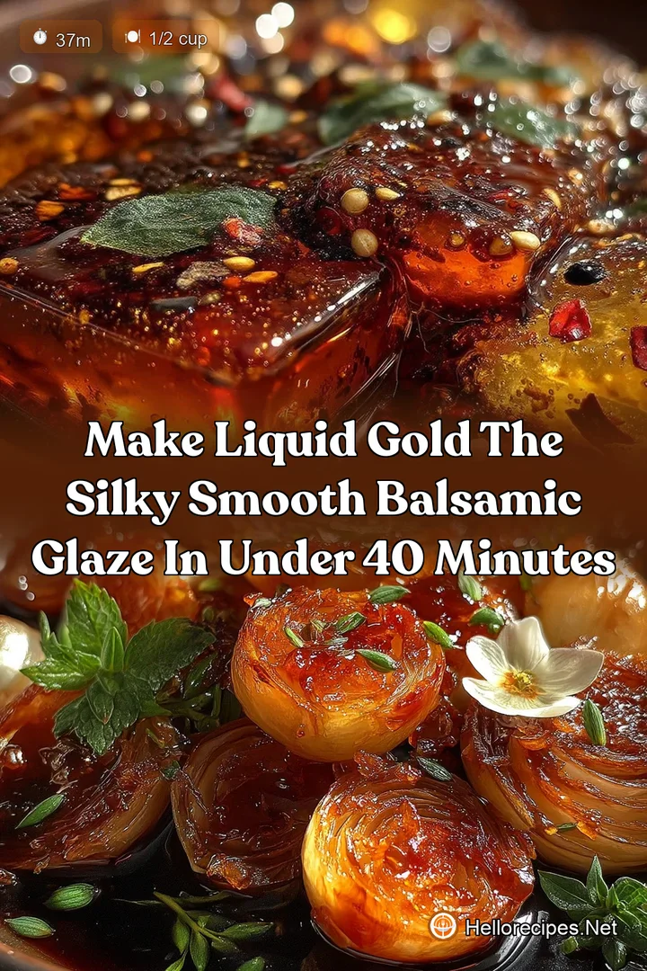 Make Liquid Gold The Silky Smooth Balsamic Glaze in Under 40 Minutes