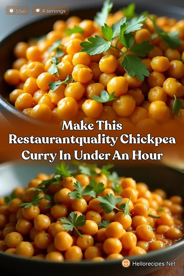 Make This RestaurantQuality Chickpea Curry in Under an Hour