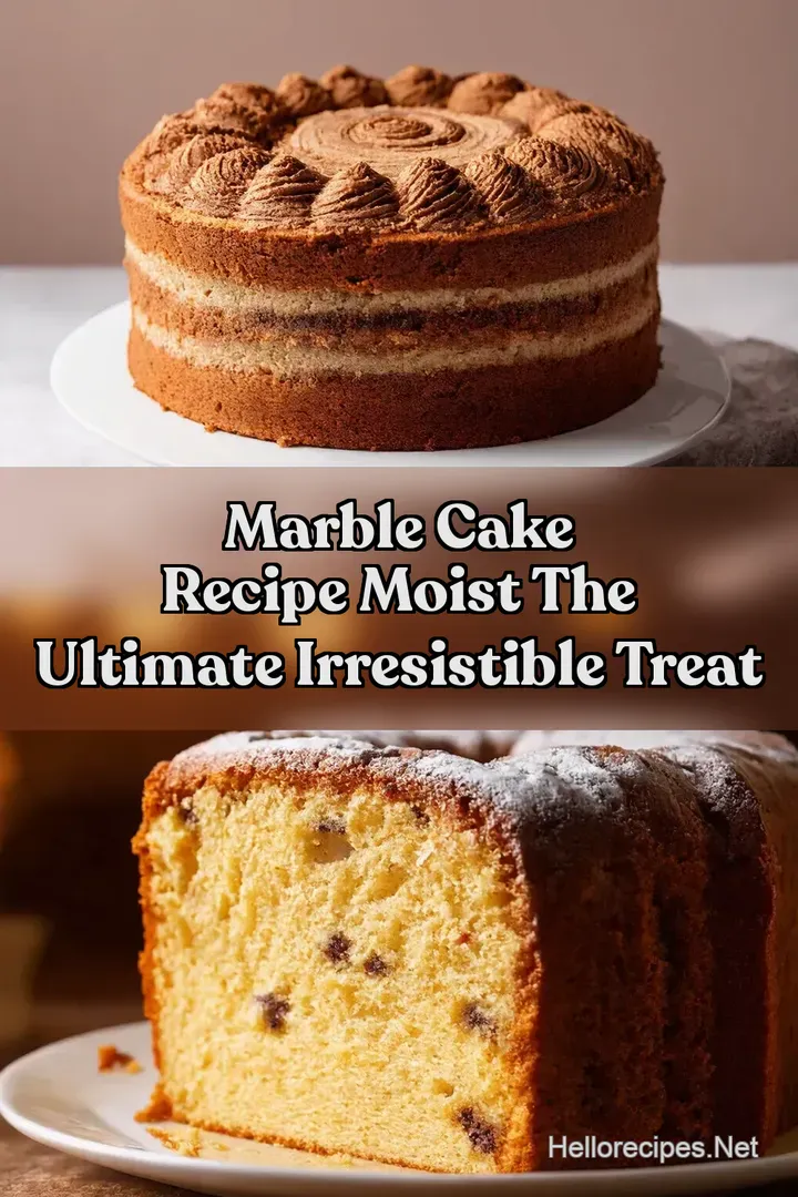 Marble Cake Recipe Moist The Ultimate Irresistible Treat